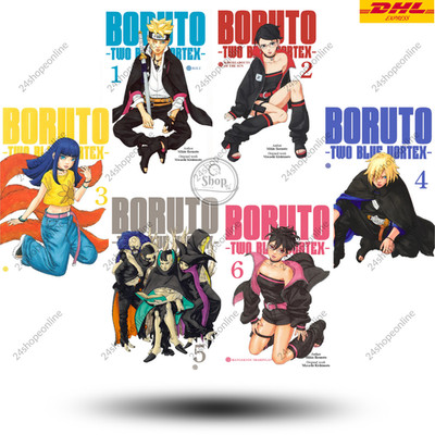 Boruto: Two Blue Vortex Manga Vol. 1-6 English Version Comic Book Full Set - DHL