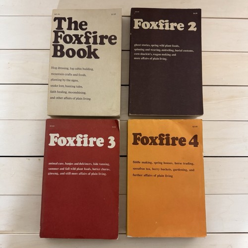 FOXFIRE Books 1 2 3 4 Set 1-4 Homesteading How-To Appalachia History Vintage - Picture 2 of 12
