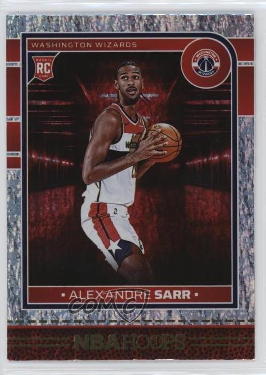 2024-25 Panini NBA Hoops Rookies Texture Alexandre Sarr #232 11ng