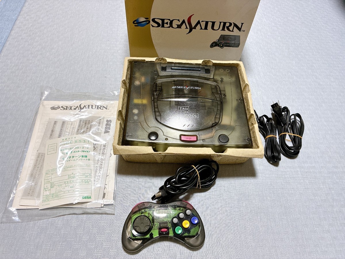 SEGA Saturn Skeleton Console Controller Cables Box HST-3220