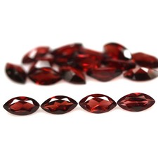 12.60 CT. Loose Gemstone Unheated 18Pcs Red Garnet Africa Marquise
