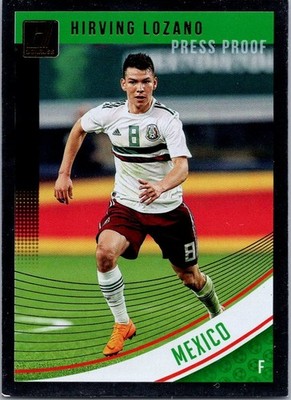 2018-19 HIRVING LOZANO DONRUSS #149 SILVER PRESS PROOF SP CARD MEXICO SAN DIEGO