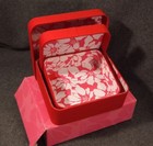 ESTEE LAUDER Stackable KEEPSAKE BOX W/ Eyeshadow,Lip Blush Compact Parfum VTG — photo 4