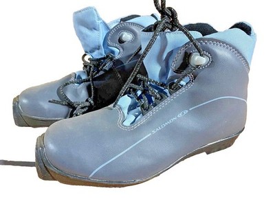 Salomon Nordic Cross Country Ski Boots Size EU38 US6.5 SNS Profil 2147