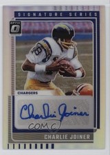 2025 Panini Donruss Optic Signature Series Holo Charlie Joiner Auto HOF 1q03