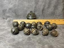 Antique  / Metal Sleigh Bells Rustic Decor 17 Jingle Bells bell