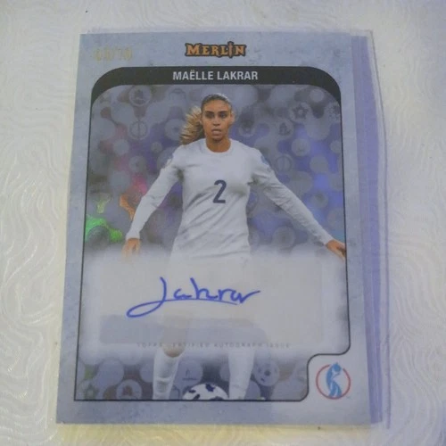 Topps Merlin 2025 Nation Short Print Auto France - Maelle Lakrar /10