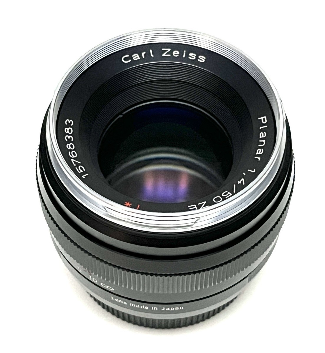 Carl Zeiss Planar T* 50mm F1.4 MMJ 美品2 Carl Zeiss Planar T 50mm f/1.4 ZE Lens for Canon EF w/ Hood Box