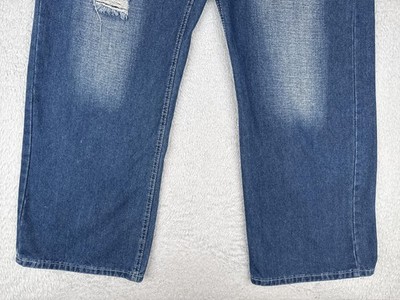 Miss Me Jeans Womens 27 Blue Rhinestone Cross Back Pockets