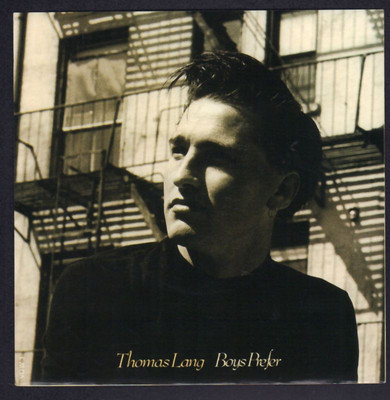 Thomas Lang(7'' Vinyl P/S)Boys Prefer-Epic-VOW 3-UK-1987-Ex+/Ex+