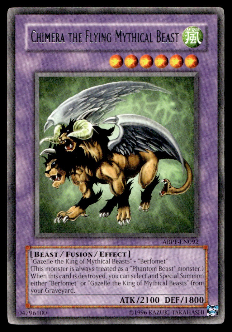 Chimera the Flying Mythical Beast Absolute Powerforce ABPF-EN092 MP YuGiOh TCG |