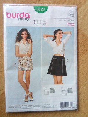 Burda Young Schnittmuster 6928 Rock