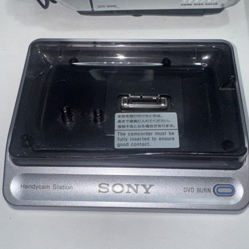 SONY DCR-SR40 Handycam Digital Video Camera HDD 800x Zoom W/ Charger Needs Batte - Picture 2 of 14