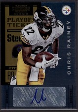 2012 Chris Rainey Panini Contenders Playoff Ticket  Auto  RC 67/99 #117 (B428)