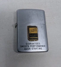 Vintage Super Collectible Original 1940's 3 Barrel Hinge Casite Zippo Lighter