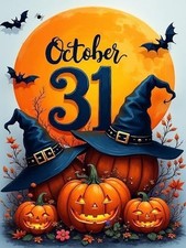 Halloween Diamond Art Kits for Adults Fall, Pumpkin Diamond Painting Kit for ...