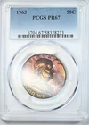 1963 Proof Franklin Half Dollar 50C PCGS PR67 - TONED!