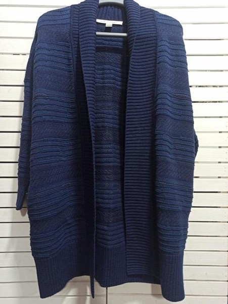 Women Diane Von Furstenberg Sweater Navy Cotton 38