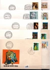 !! HUNGARY - 10 FDC - ART - PAINTING - CULTURE