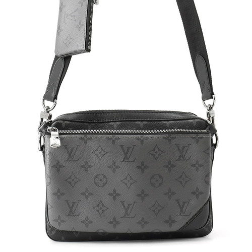 Louis Vuitton Trio Messenger M69443 Shoulder Bag Monogram Noir Men's #TZB4395