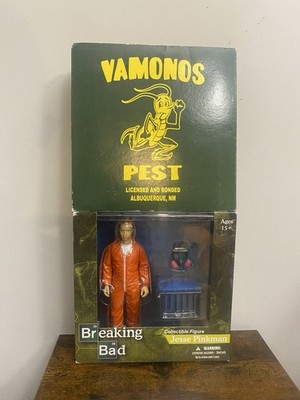 Vamonos Pest Jesse Pinkman Breaking Bad Action Figure New NIB Mezco Orange