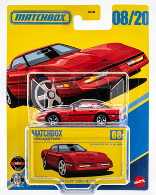 2026 Matchbox Collectors #08 1990 Chevy® Corvette® ZR1 BRIGHT RED