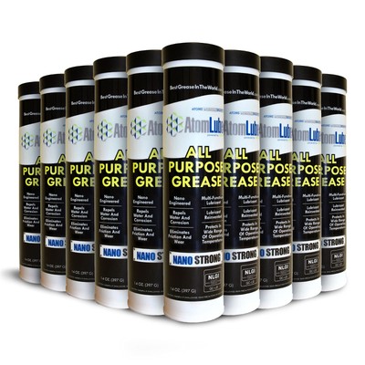 All Purpose Grease, 10-Pack 14 Oz. Tubes | Multi Function Lubricant | Automot...