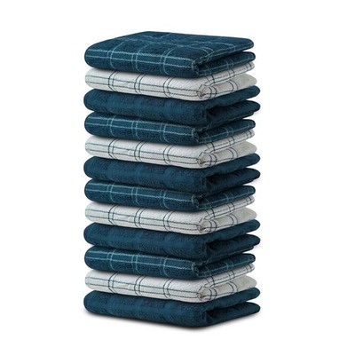 Classic Kitchen Towel 12 Pack, 15 x 25 Inches, 100% Ring Spun Cotton Super Soft 