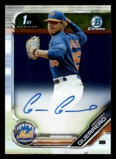 2019 BOWMAN CHROME GREGORY GUERRERO CPA-GG MINT 1ST RC AUTOGRAPHS NEW YORK METS