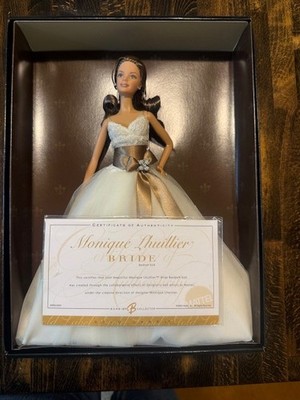 Barbie Monique Lhuillier Bride Gold Label 2006 Mattel New