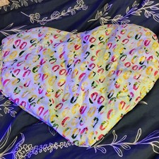 Heart-Shaped Multicolor Multi-Purpose Nursery Blanket with Pattern for Kids Room