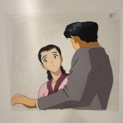 Golden Boy Anime Production Cel Two Characters Animation Art