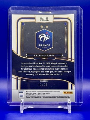 2024-25 Panini Select Fifa - Mezzanine Kylian Mbappe #169 Jade