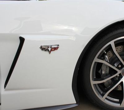 Emblema De Aluminio Billet Z51 Cromado Corvette C6, C7,... | Cuotas Sin