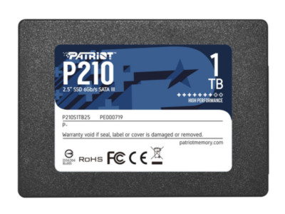 1 TB Patriot P210 2.5'' 6.4cm SATA3 6Gb/s Typ P210S1TB25 - PC Notebook Aufrüstung