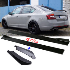 Heckstoßstangenschutz Lippe + Seitenschweller für 5er Skoda Octavia 3 RS 5E