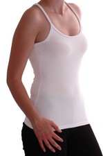 Womens Plain Casual Sleeveless Scoop Neck Strappy Racer Back Cami Vest Tank Top