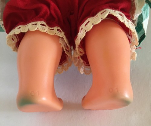 VINTAGE GOEBEL ~ 10.5" redhead doll 1963 ~ #2901 See all images & description - Picture 7 of 13