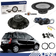 Kit 4 Casse Altoparlanti Alpine Anteriori per Fiat Idea