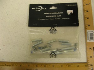 Rollerblade-Frame-Hardware-Kit-Aluminum-8mm-00935400115-NEW