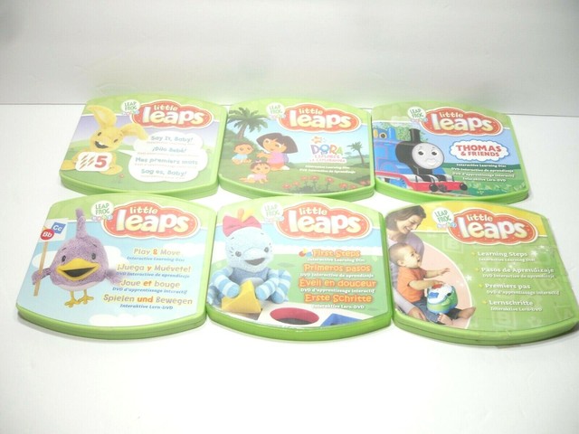 Leap Frog Baby Little Leaps Educational DVD Lot (6) Dora Thomas and ...