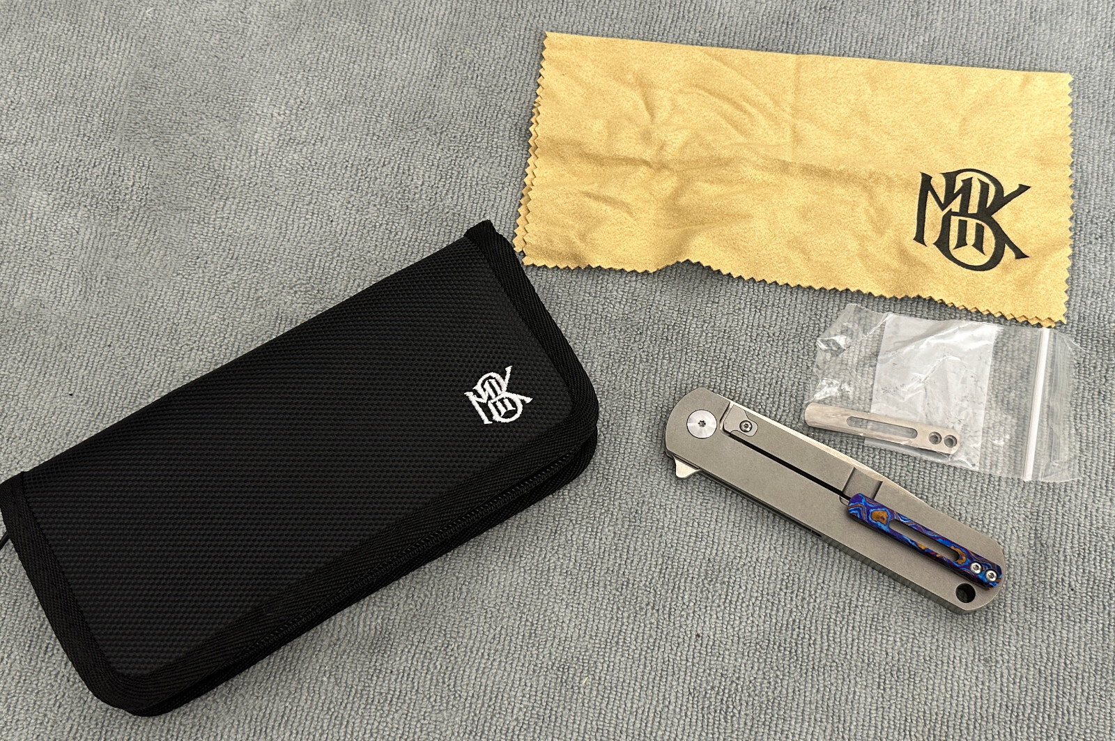 Monterey Bay Knives MBK XLC Ray Laconico Design Titanium Knife w