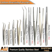 Orthodontic Dental Tweezers Cotton Dressing Forceps First Aid Medical Instrument