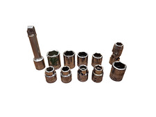 10 S-k Wayne 38 Drive 6 Point Sae Metric Sockets 3 Extension Usa Made