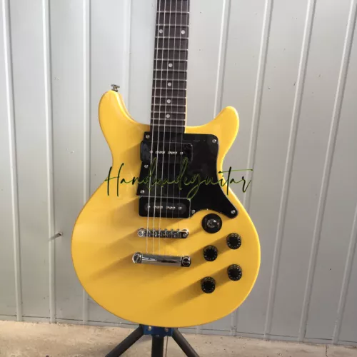 Cream 50s Tribute Cut Junior Electric Guitar - Mahogany Build & Chrome Hardware