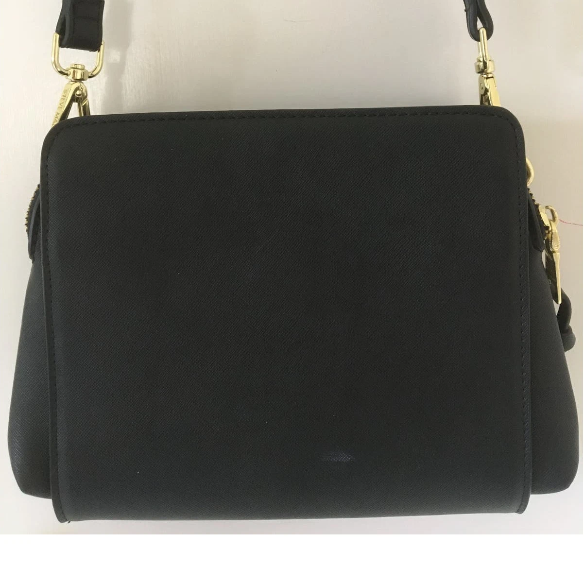 Steve Madden borsa a tracolla 2 scomparti con cerniera cinturino rimovibile accento oro