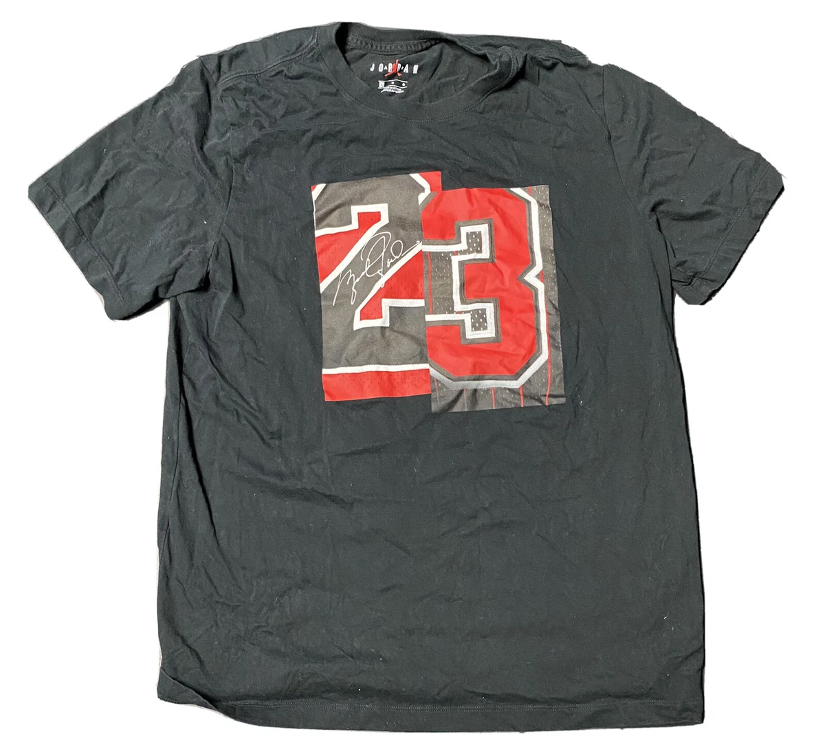 Air Jordan Chicago Bulls 23 Home Away Jersey Numbers T shirt Mens Large