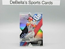 2020 TOPPS CHROME DECADE OF DOMINANCE REFRACTOR MIKE TROUT DIE-CUT #DOD-1 ANGELS