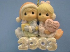 PRECIOUS MOMENTS ORNAMENT  "OUR FIRST CHRISTMAS TOGETHER 2003"