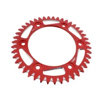 Alu- Kettenrad 43Z Rot Passend FüR Honda CBR 1000 RA Fireblade Bj. 2009-2019